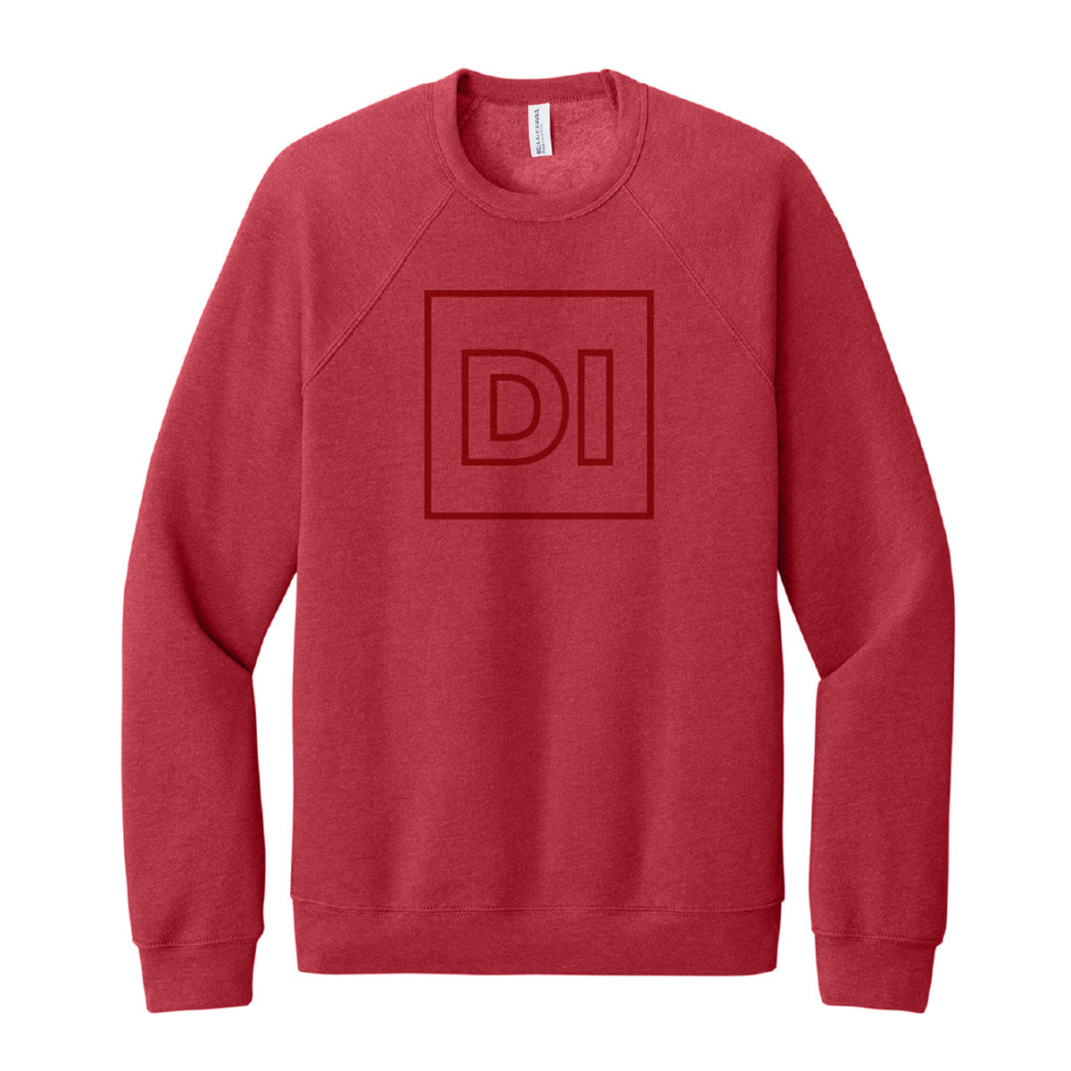 Bella + Canvas Fleece Red Secondary Logo Sweatshirt