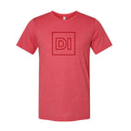 Bella + Canvas Triblend Red Secondary Logo Short-Sleeve T-Shirt