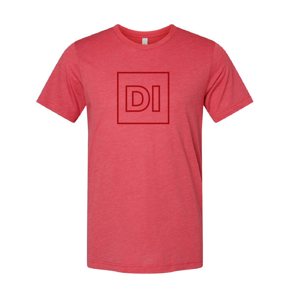 Bella + Canvas Triblend Red Secondary Logo Short-Sleeve T-Shirt