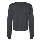 Bella + Canvas Women's Fleece Black Secondary Logo Sweatshirt