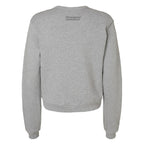 Bella + Canvas Women's Fleece Grey Secondary Logo Sweatshirt