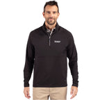 Cutter & Buck Hybrid Black 1/4 Zip Pullover