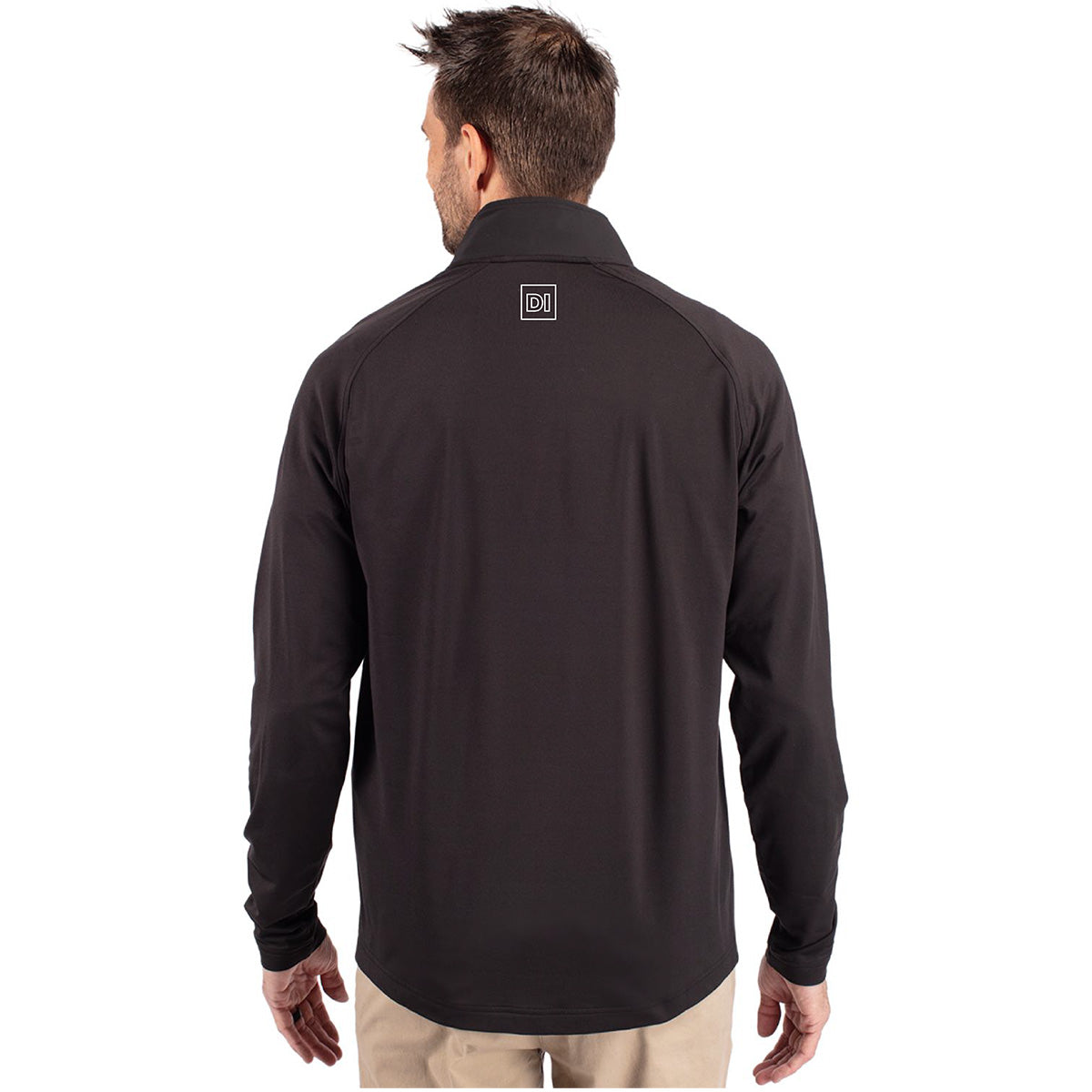 Cutter & Buck Hybrid Black 1/4 Zip Pullover