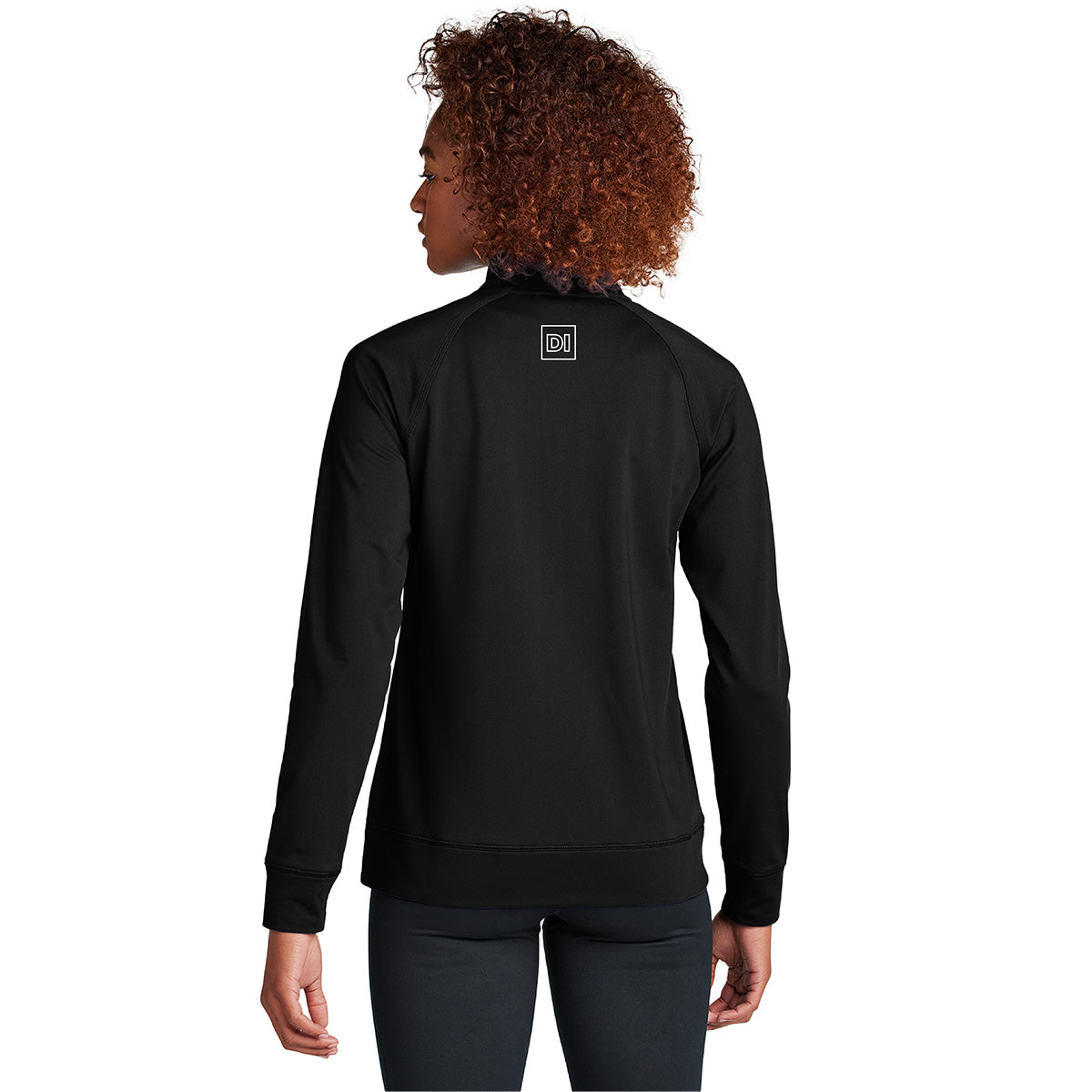 Sport Tek Women's Stretch Black Jacket