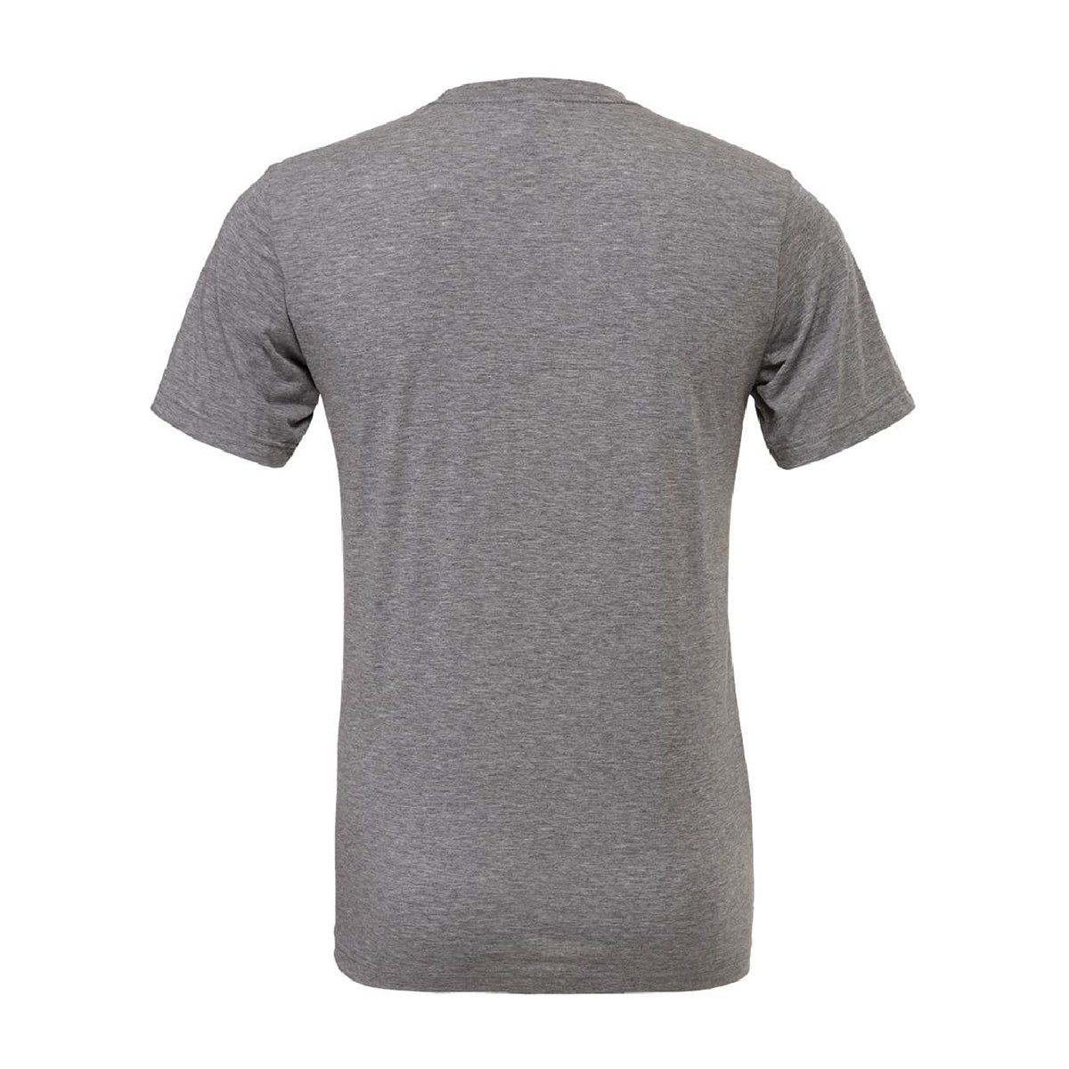 Bella + Canvas Triblend Grey Secondary Logo Short-Sleeve T-Shirt