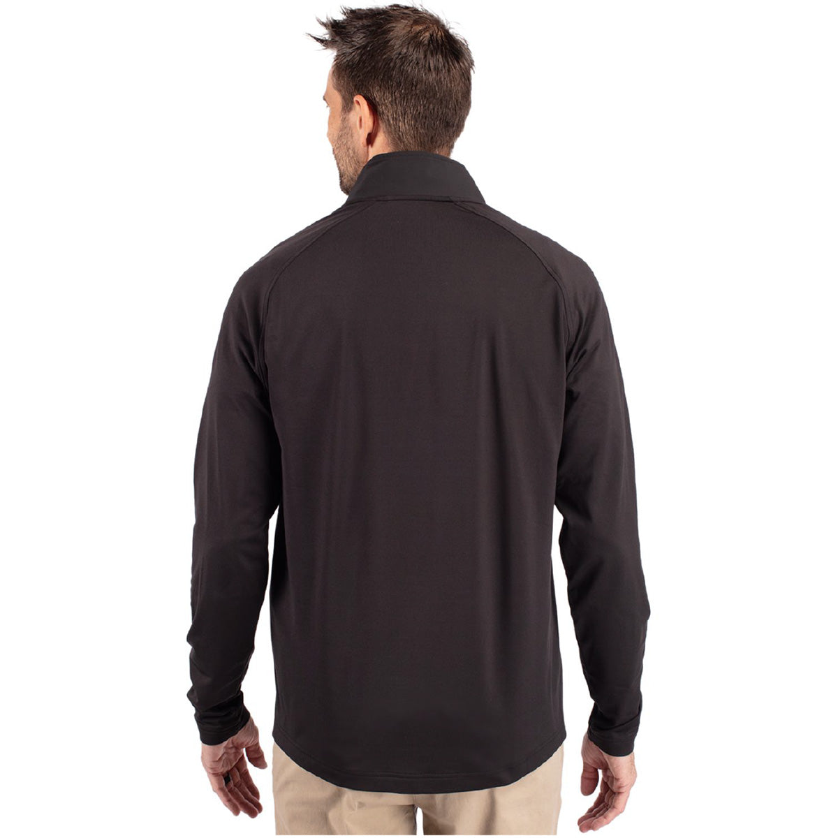Cutter & Buck Hybrid Black 1/4 Zip Pullover