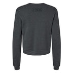 Bella + Canvas Women's Fleece Black Sweatshirt