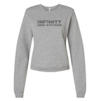 Bella + Canvas Women's Fleece Grey Sweatshirt