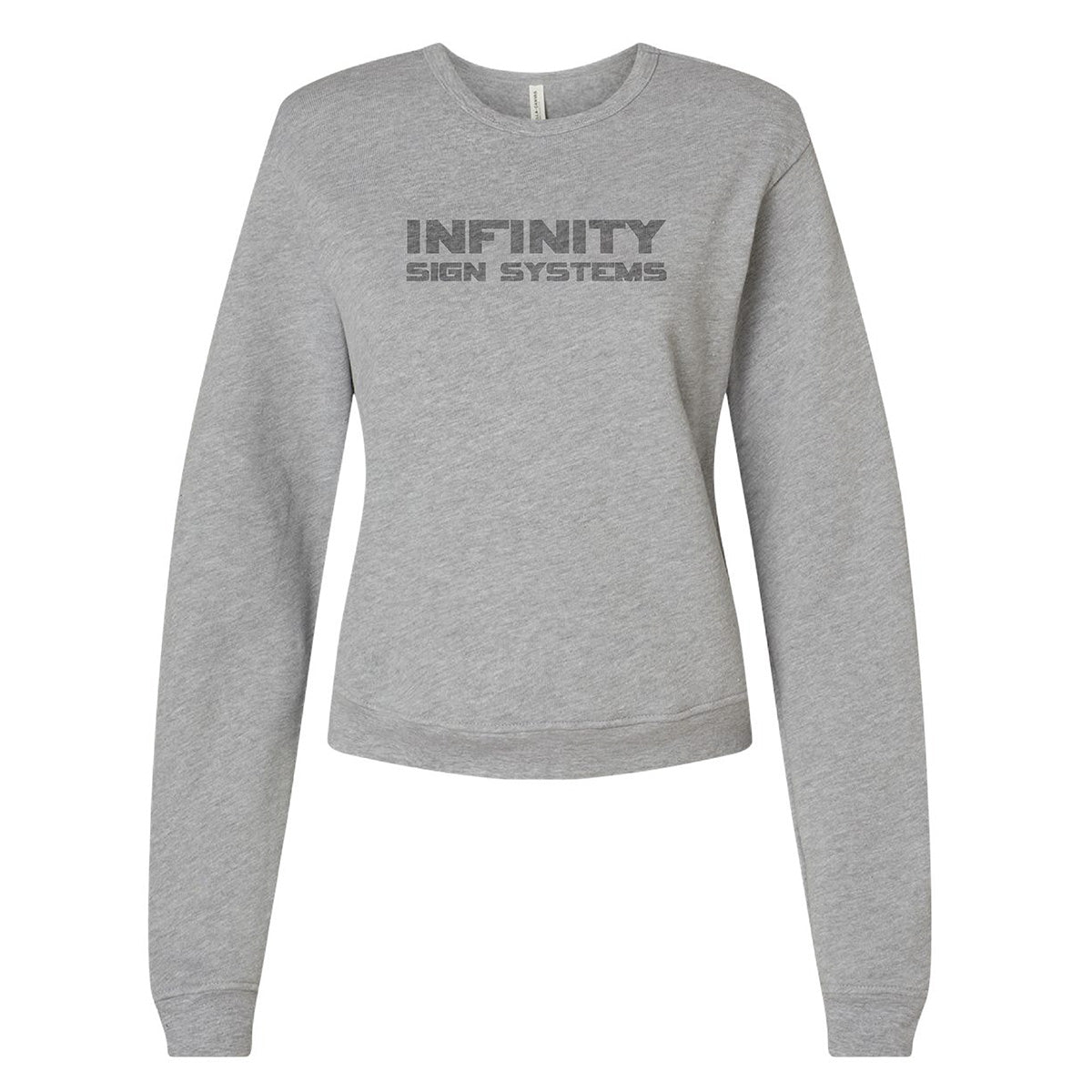 Bella + Canvas Women's Fleece Grey Sweatshirt