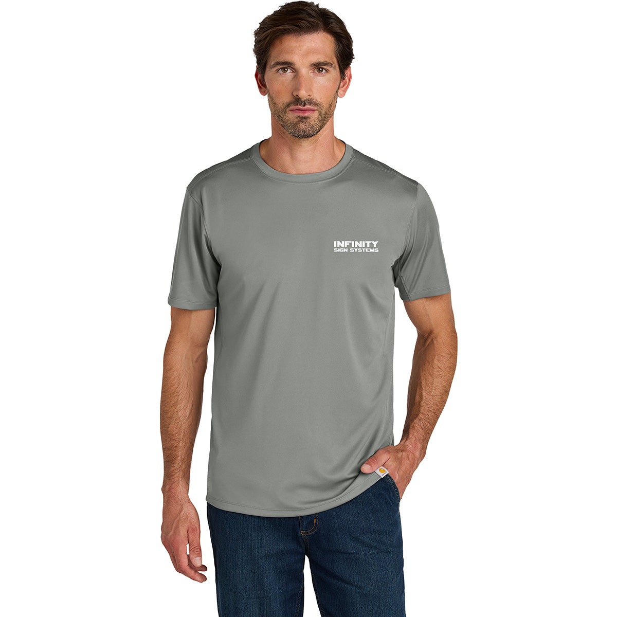 Carhartt Grey Short-Sleeve T-Shirt