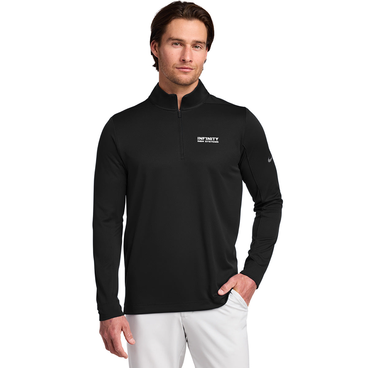 Nike Dry Black 1/4 Zip Pullover