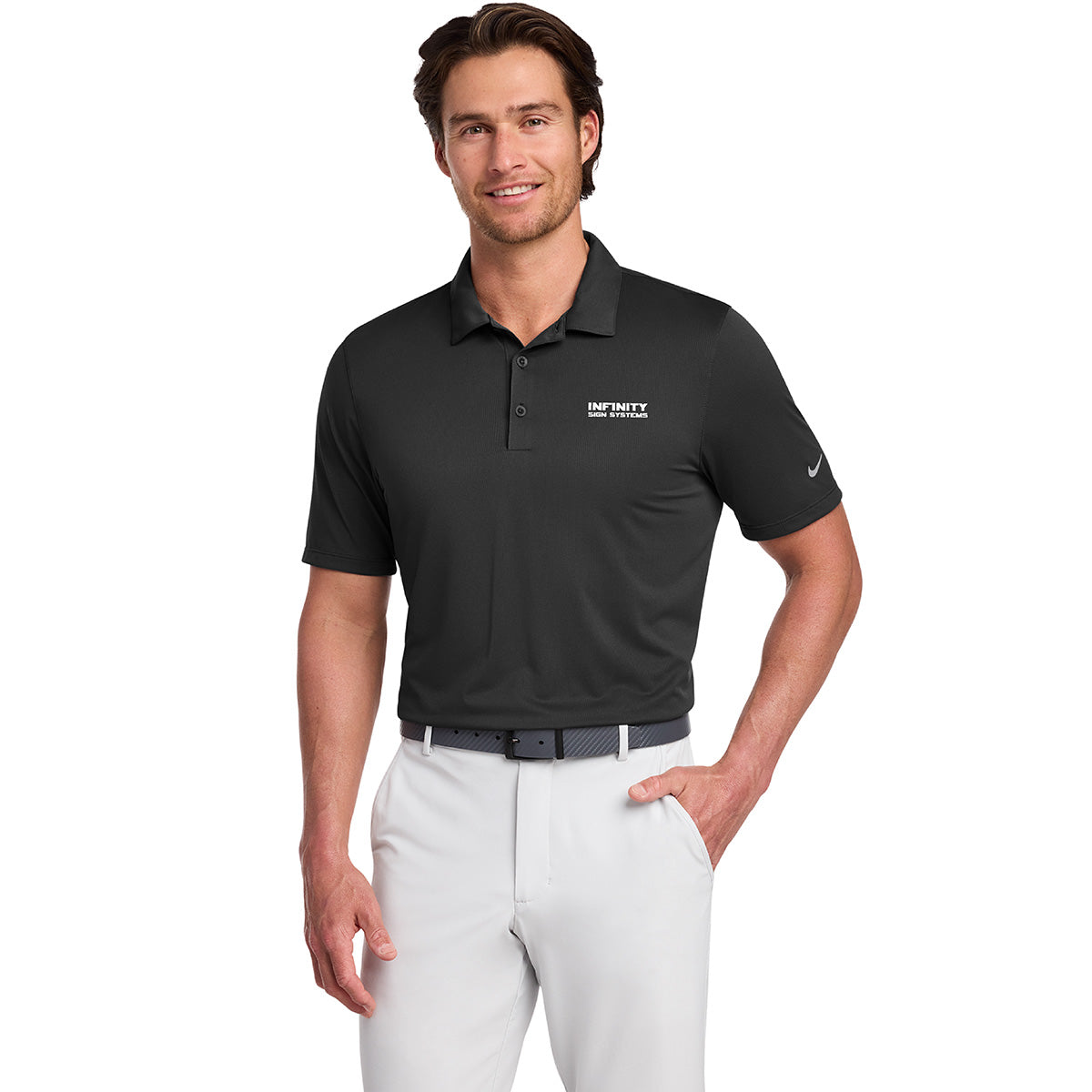 Nike Dry Fit Legacy Black Polo