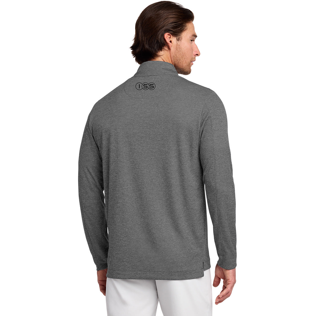 Nike Dry Grey 1/4 Zip Pullover