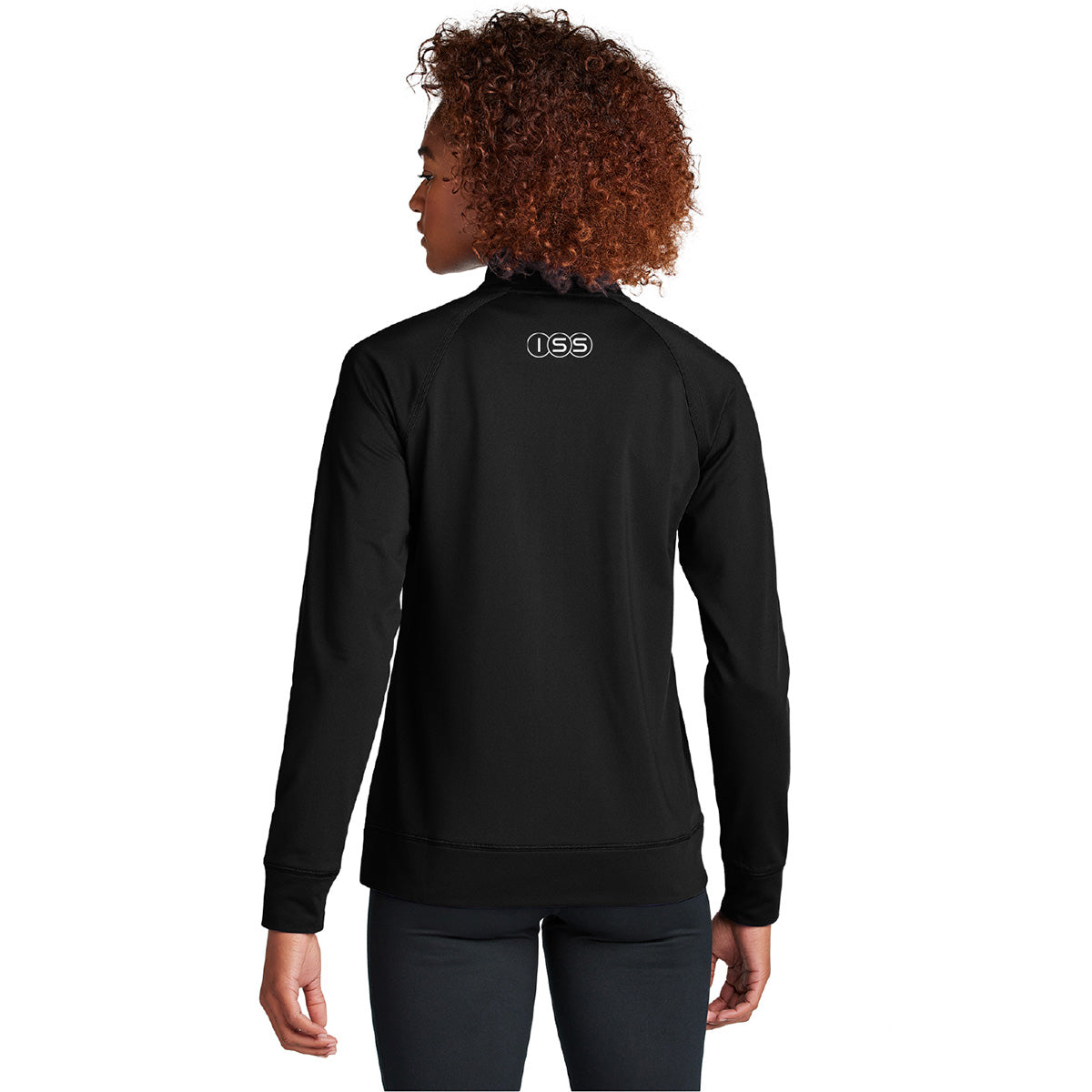 Sport Tek Women's Stretch Black Jacket