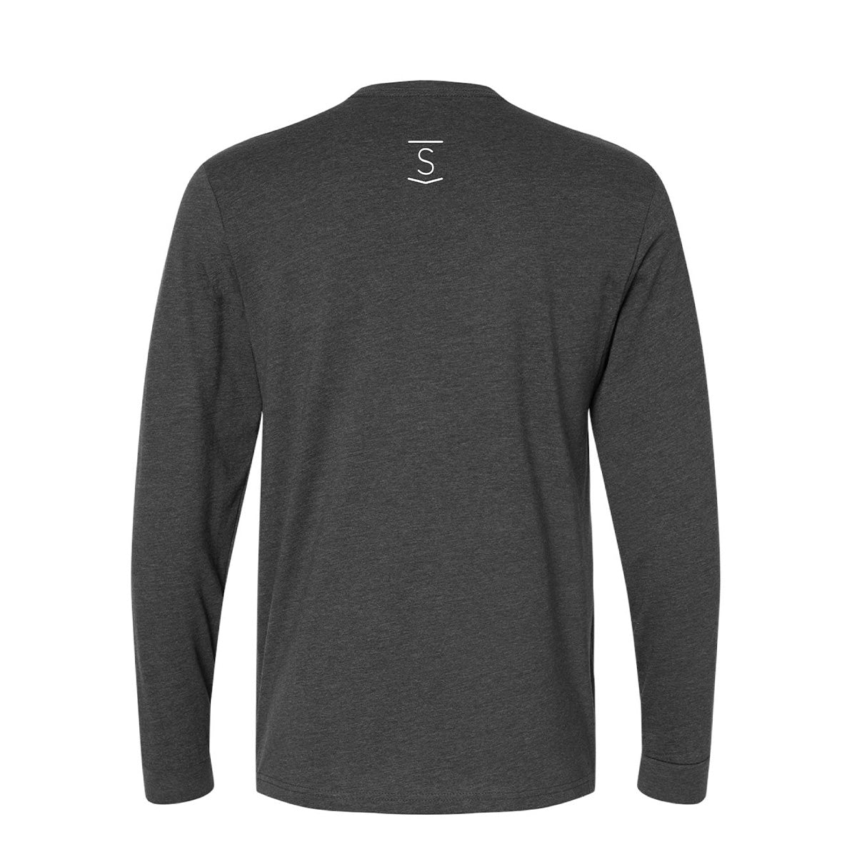 Bella + Canvas Grey Long Sleeve T-Shirt