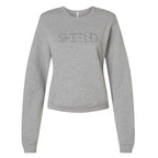 Bella + Canvas Women's Fleece Grey Sweatshirt