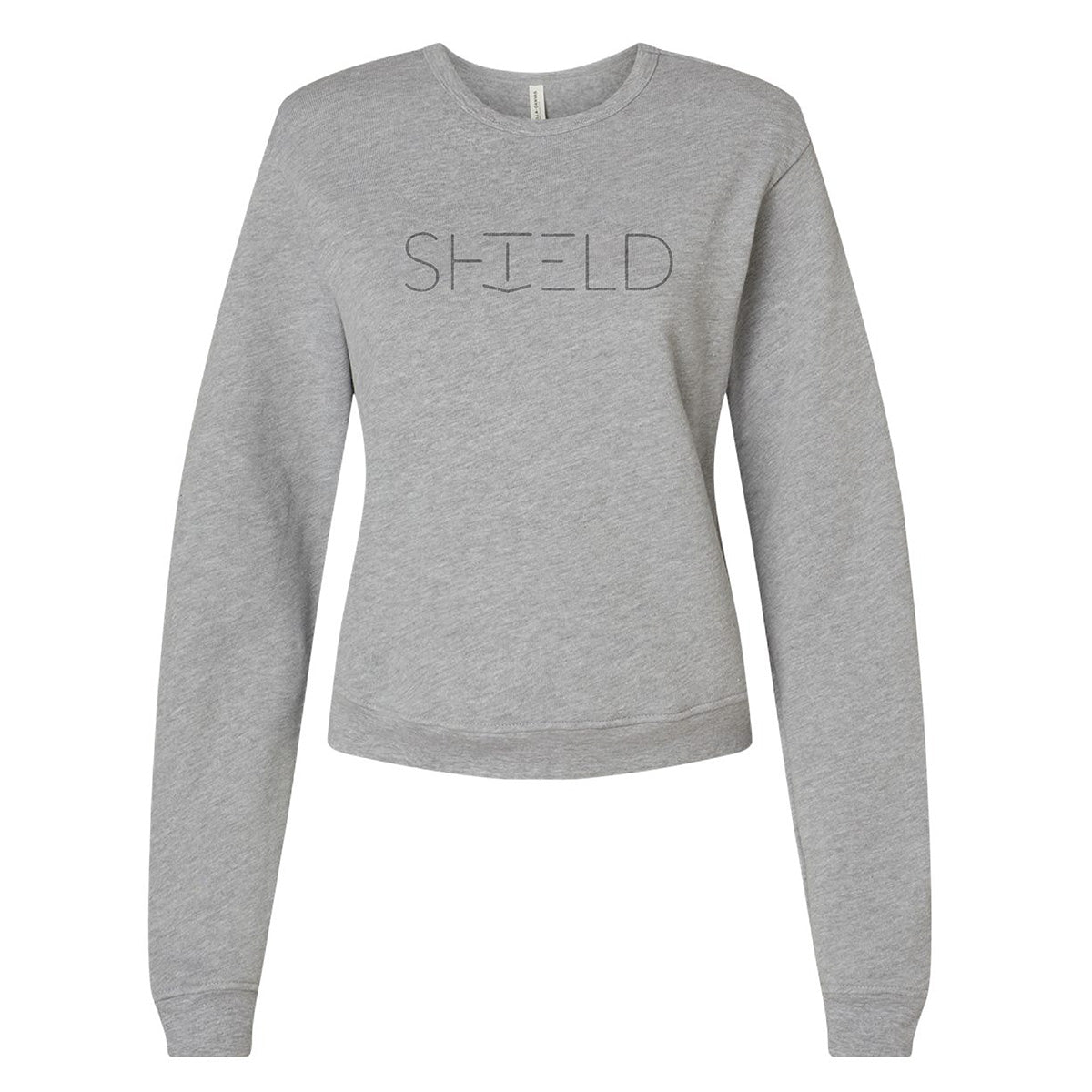 Bella + Canvas Women's Fleece Grey Sweatshirt