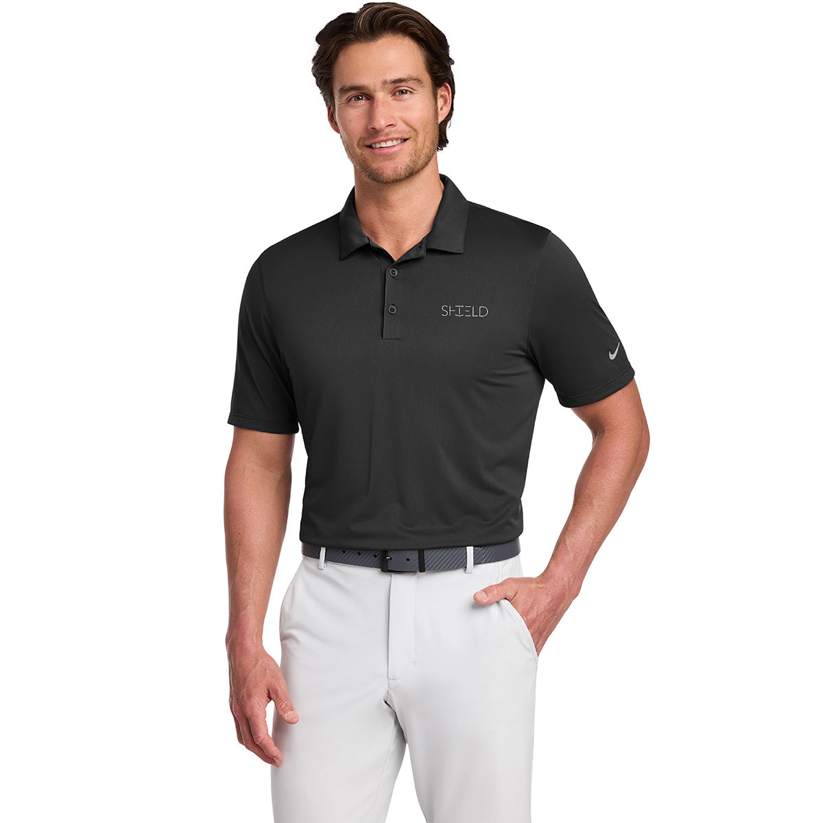 Nike Dry Fit Legacy Black Polo