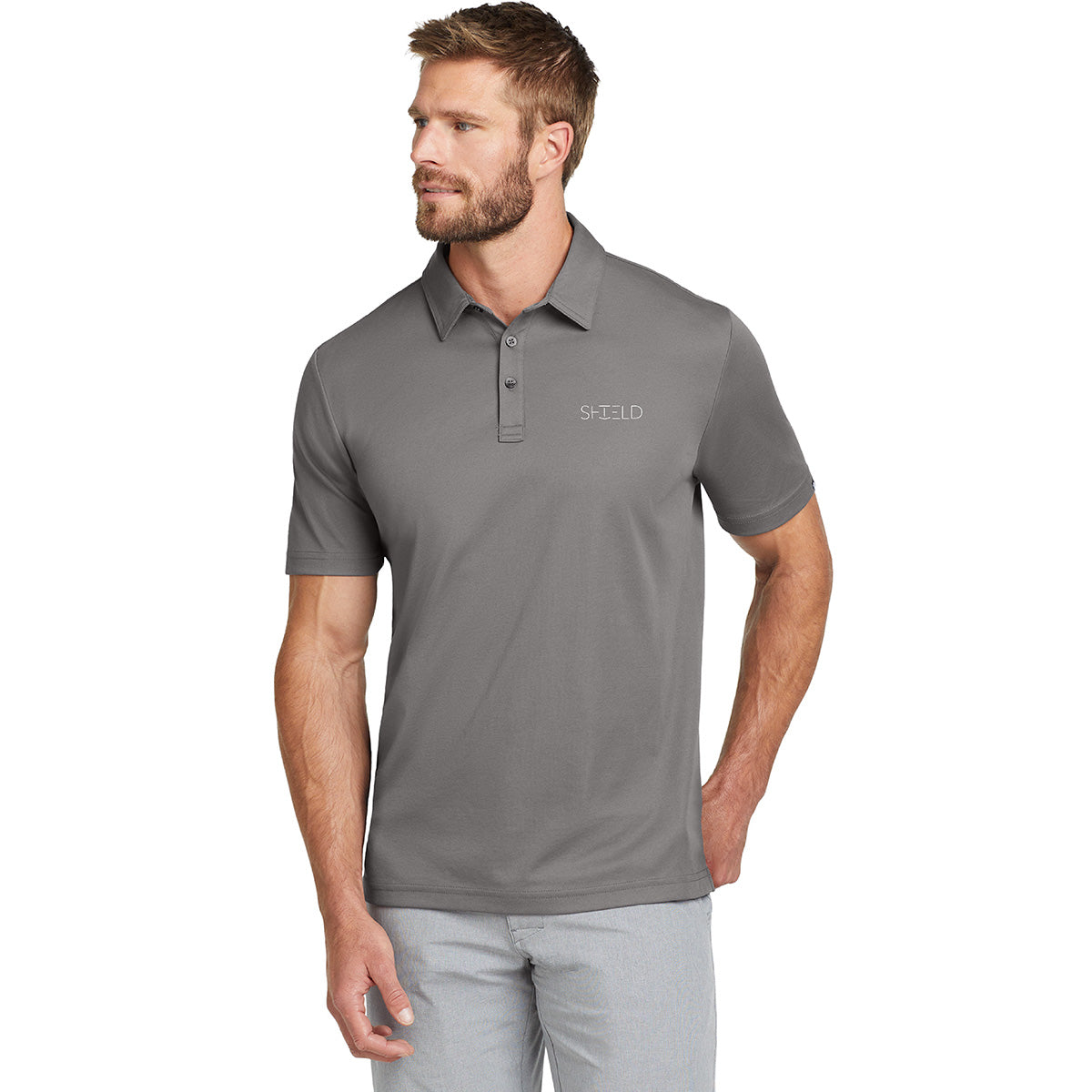Travis Mathew Oceanside Grey Polo