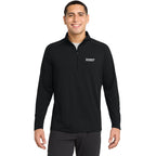 Sport Tek Stretch Black 1/4 Zip Pullover