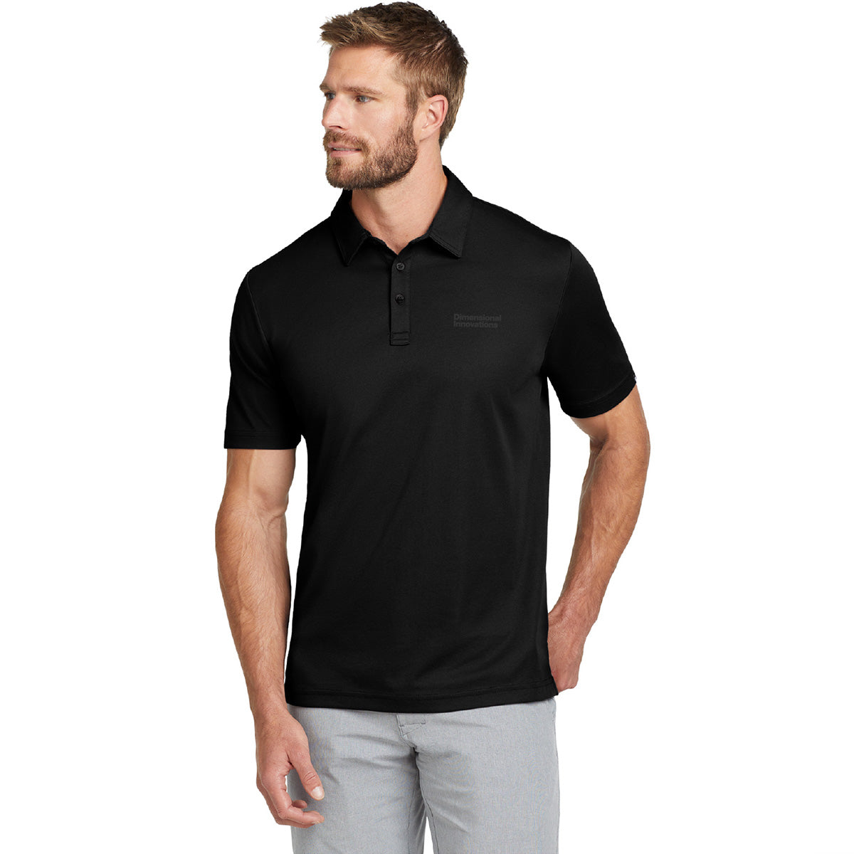 Travis Mathew Oceanside Black Polo